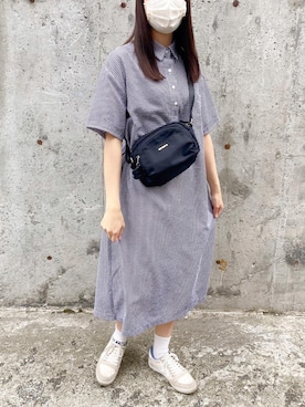 「hummel（ヒュンメル）のアイテム」を使った、kotoeさん（レディース・161cm）の夏コーディネート