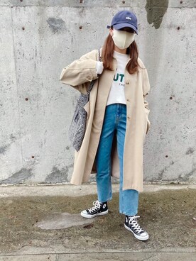 「mignon（ミニョン）のアイテム」を使った、kotoeさん（レディース・161cm）の春コーディネート