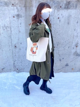 kotoeさん（レディース・161cm）の冬コーディネート