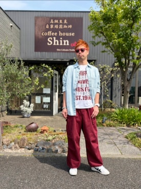 「G-SHOCK（ジーショック）のアイテム」を使った、SHINSUKEさん（メンズ・179cm）の春コーディネート