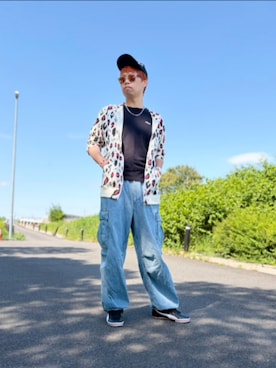 「Avail（アベイル）のアイテム」を使った、SHINSUKEさん（メンズ・179cm）の春コーディネート