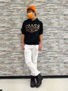 「PENFIELD USA（ペンフィールドユーエスエー）のアイテム（ブーツ）」を使った、SHINSUKEさん（メンズ・180cm）の秋コーディネート