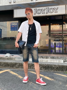 「Avail（アベイル）のアイテム」を使った、SHINSUKEさん（メンズ・178cm）の秋コーディネート