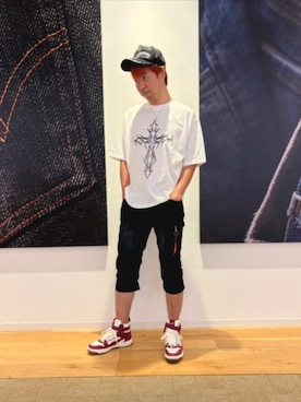 「Avail（アベイル）のアイテム」を使った、SHINSUKEさん（メンズ・179cm）の夏コーディネート