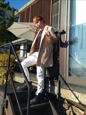 「Avail（アベイル）のアイテム（ジャケット/アウター）」を使った、SHINSUKEさん（メンズ・180cm）の冬コーディネート