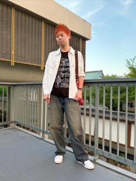 「H&M（エイチ・アンド・エム）のアイテム」を使った、SHINSUKEさん（メンズ・179cm）の春コーディネート