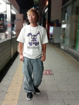 「ストリートファッション」｜SHINSUKEさん（メンズ・179cm）の夏コーディネート