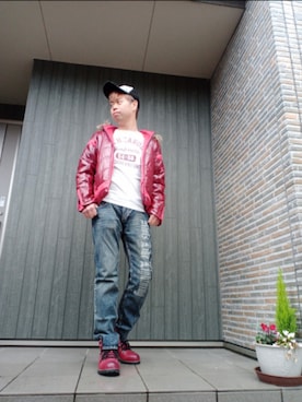 「semantic design（セマンティックデザイン）のアイテム」を使った、SHINSUKEさん（メンズ・180cm）の冬コーディネート