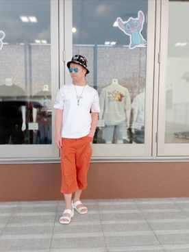「AEON STYLE（イオンスタイル）のアイテム」を使った、SHINSUKEさん（メンズ・179cm）の夏コーディネート