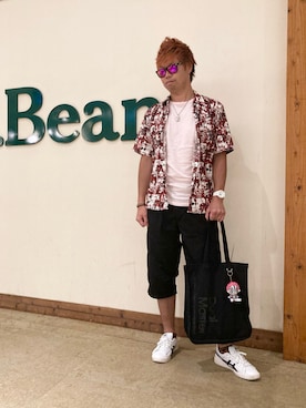 「no brand（ノーブランド）のアイテム」を使った、SHINSUKEさん（メンズ・179cm）の秋コーディネート