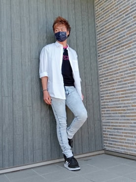 「semantic design（セマンティックデザイン）のアイテム」を使った、SHINSUKEさん（メンズ・180cm）の夏コーディネート
