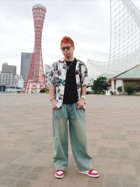 「G-SHOCK（ジーショック）のアイテム」を使った、SHINSUKEさん（メンズ・179cm）の夏コーディネート