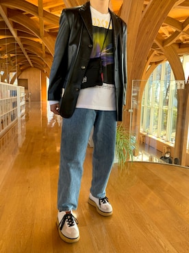 Tokknさん（メンズ・173cm）の冬コーディネート