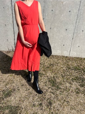 「CHOCOA（チョコア）のアイテム」を使った、maiさん（レディース・160cm）の冬コーディネート