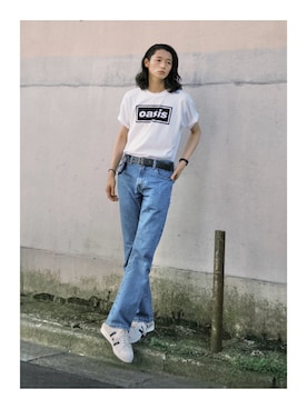 「Levi's（リーバイス）のアイテム（Tシャツ/カットソー）」を使った、eiji_fukui03さん（メンズ・181cm）の夏コーディネート