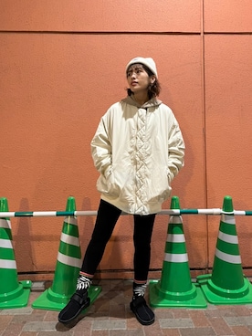 「STANCE（スタンス）のアイテム」を使った、マツミ(相互フォロー)さん（レディース・160cm）の冬コーディネート