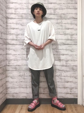 「LEE」｜「アイテム（チュニック）」を使った、マツミ(相互フォロー)さん（レディース・160cm）の夏コーディネート