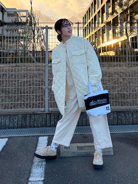 「RAG MACHINE（ラグマシーン）のアイテム」を使った、マツミ(相互フォロー)さん（レディース・160cm）の冬コーディネート