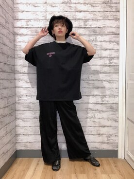 「RAG MACHINE（ラグマシーン）のアイテム（ハット）」を使った、マツミ(相互フォロー)さん（レディース・160cm）の夏コーディネート