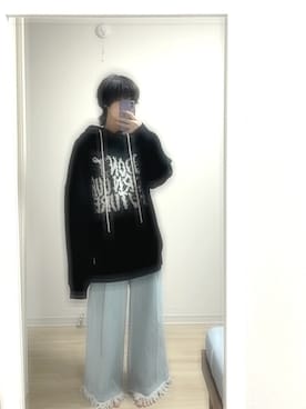 「AJOBYAJO（アジョバイアジョ）のアイテム（トップス）」を使った、ririviviさん（メンズ・168cm）の春コーディネート