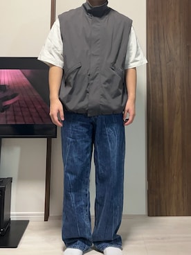 t.uさんの「VINTAGE SLUB STRAIGHT DENIM」を使ったコーディネート