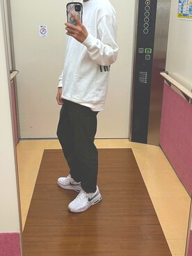 「KANGOL（カンゴール）のアイテム（スウェット）」を使った、Hinataさん（メンズ・171cm）の秋コーディネート