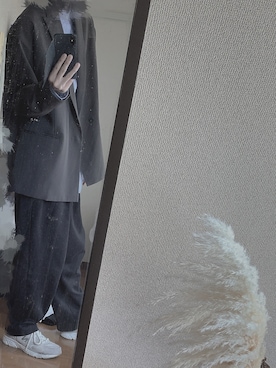 「スウェットギャザーパンツ」｜ななしさん（メンズ・174cm）の夏コーディネート