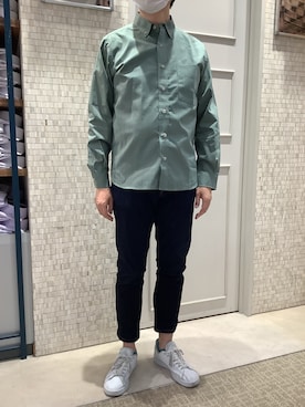 BRICK HOUSE シャツ工房 徳重ヒルズウォーク店さん(メンズ・170cm)の春コーディネート