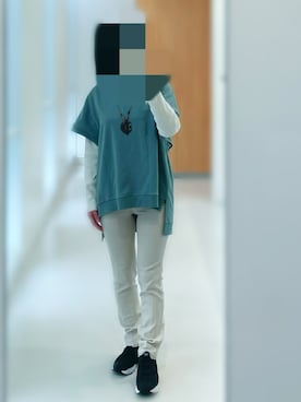 「axes femme（アクシーズファム）のアイテム（パンツ）」を使った、manmaru2828さん（レディース・151cm）の秋コーディネート