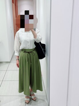 「DRESKIP（ドレスキップ）のアイテム（パンツ）」を使った、manmaru2828さん（レディース・151cm）の夏コーディネート