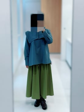 「DRESKIP（ドレスキップ）のアイテム（パンツ）」を使った、manmaru2828さん（レディース・151cm）の秋コーディネート