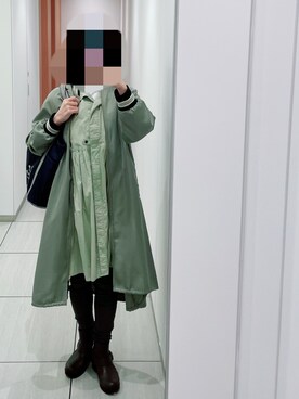 「axes femme（アクシーズファム）のアイテム（MA-1）」を使った、manmaru2828さん（レディース・151cm）の秋コーディネート