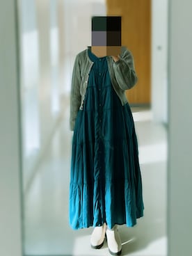 「チャイハネ（チャイハネ）のアイテム（ワンピース/ドレス）」を使った、manmaru2828さん（レディース・151cm）の秋コーディネート