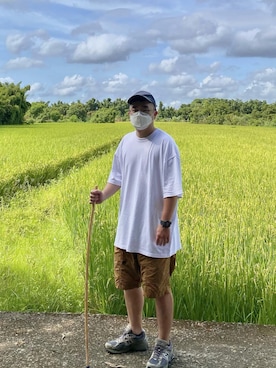 「hiking look」｜Hanson🇹🇼さん（メンズ・169cm）の夏コーディネート