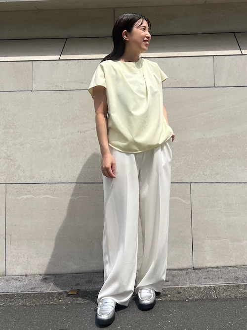 新品未使用　エリー　ジョーゼットパンツ　白 ジョーゼットPT【WHITE】 – ELLIE