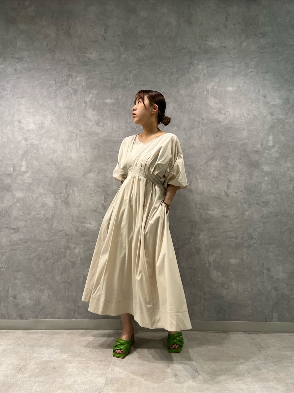 ELENDEEK（エレンディーク）の「F&F RADIAL TUCK OP（ワンピース  