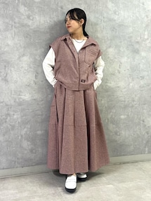 【Dickies×ELENDEEK】STAND ZIP VEST Dickies×ELENDEEK】STAND ZIP VEST｜ベスト | ELENDEEK （エレン