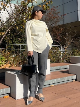 kahoさん（レディース・153cm）の冬コーディネート