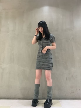 「154cmコーデ」｜「アイテム（レッグウェア）」を使った、wakabaさん（レディース・154cm）の夏コーディネート