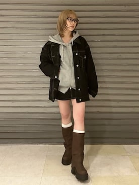 wakabaさん(レディース・154cm)の冬コーディネート