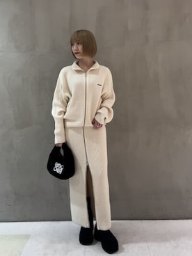 wakabaさん（レディース・154cm）の冬コーディネート