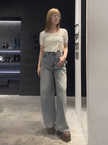 SNSで話題！】バックリボンルーズジーンズ｜エモダ（EMODA）公式通販