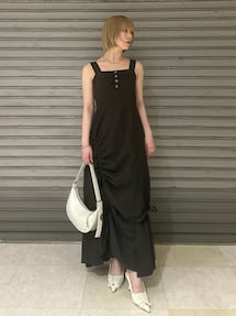 アシンメトリードローマキシワンピース｜エモダ（EMODA