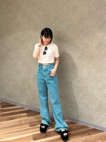 楽天市場】EMODA エモダ デニム パンツ レディース ワイド