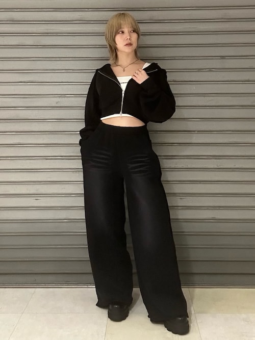 EMODA（エモダ） tシャツ ストーンロゴニットタンクトップ レディース