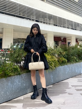 鈴木華澄さん(レディース・153cm)の春コーディネート