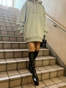 鈴木華澄さん（レディース・153cm）の秋コーディネート