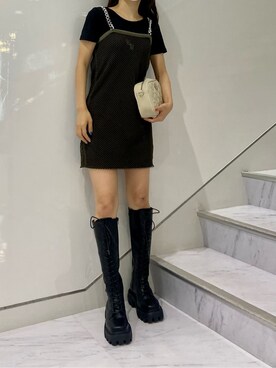 鈴木華澄さん（レディース・153cm）の夏コーディネート