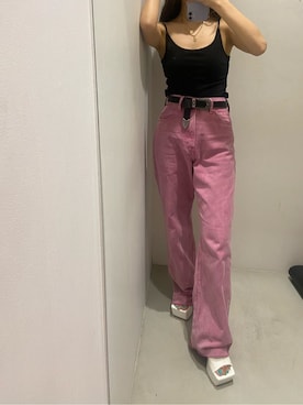 鈴木華澄さん(レディース・153cm)の夏コーディネート