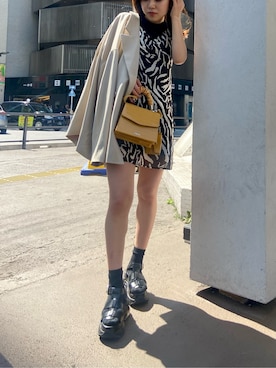 鈴木華澄さん（レディース・153cm）の春コーディネート